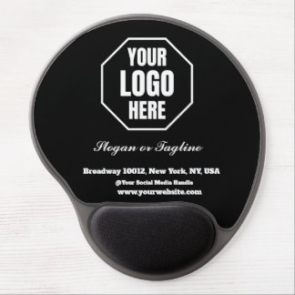 Personalized Business Logo Branded Company Swag Gel Mouse Pad