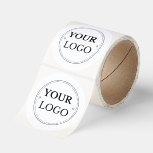 Personalized Business Logo Branded Corporate Classic Round Sticker