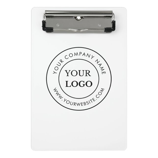 Personalized Business Logo Branded Corporate  Mini Clipboard (Front)
