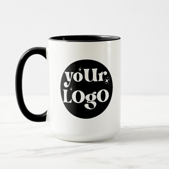 Personalized Business Logo Branded Mug (Left)