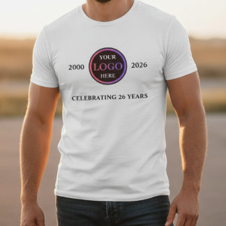 Personalized Business Logo Celebration T-Shirt