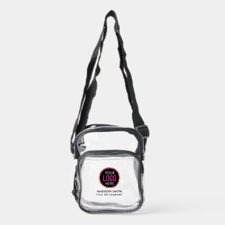 Personalized Business LOGO Clear Crossbody Bag