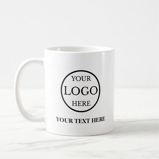 Personalized Business Logo Coffee Mug (Left)