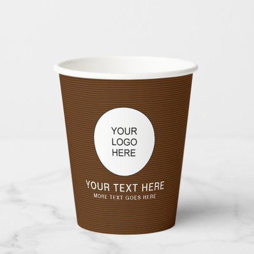 Personalized Business Logo Company Corporate Event Paper Cups