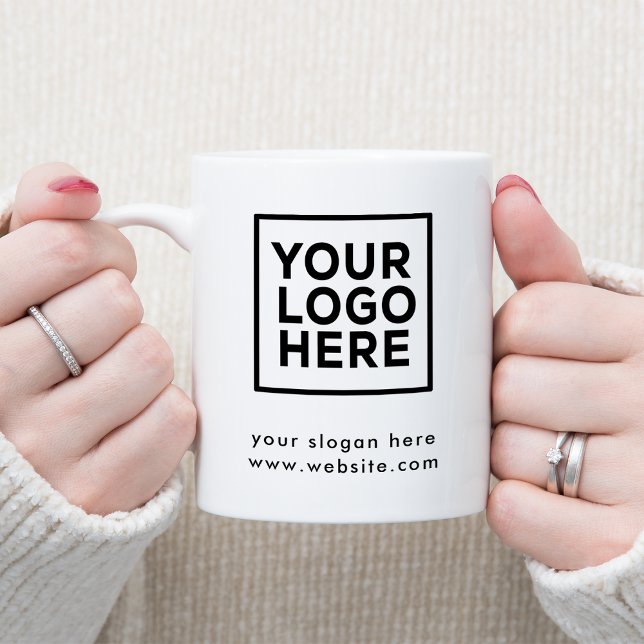 Personalized Business Logo Company Two-Tone Coffee Mug (Creator Uploaded)