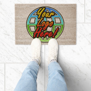 Personalized Business Logo Fiber Doormat