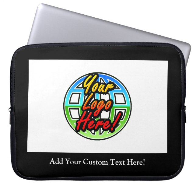 Personalized Business Logo Laptop Sleeve (Front)