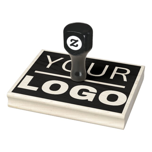 Personalized Business Logo Large Rubber Stamp (Stamp)