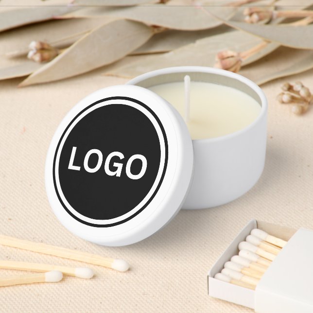 Personalized Business Logo Mini Candle Favors (Insitu)
