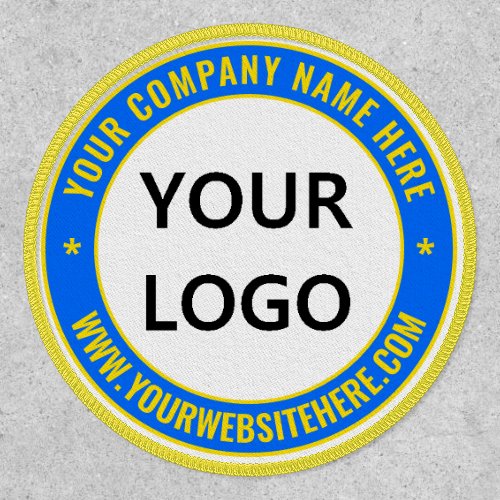 Personalized Business Logo Name Website Patch