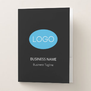 Personalized Business Logo Pocket Folder