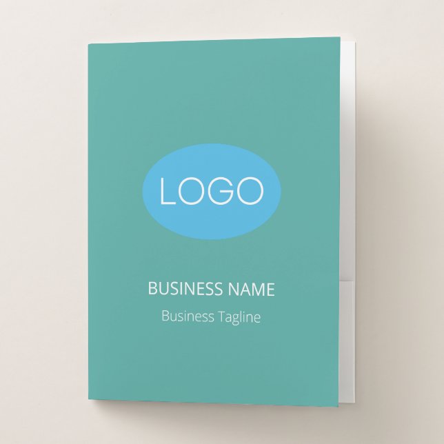 Personalized Business Logo Pocket Folder (Front)
