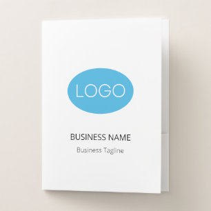 Personalized Business Logo Pocket Folder