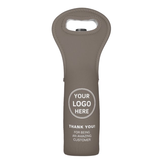 Personalized Business Logo Promotional Wine Bag (Front)