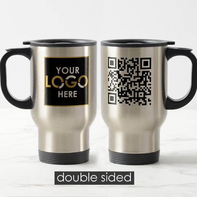Personalized Business Logo QR Code Promotional Travel Mug (Personalized Business Logo QR Code Promotional Travel Mug)