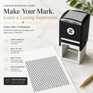 Personalized Business Logo Stamp