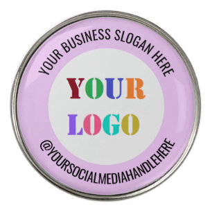 Personalized Business Logo Text Golf Ball Marker
