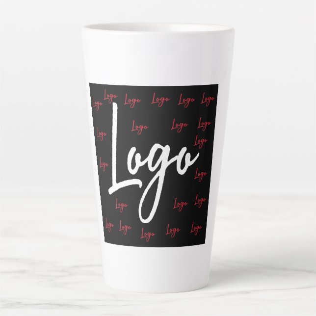 Personalized Business Marketing Promotional Logo Latte Mug (Front)