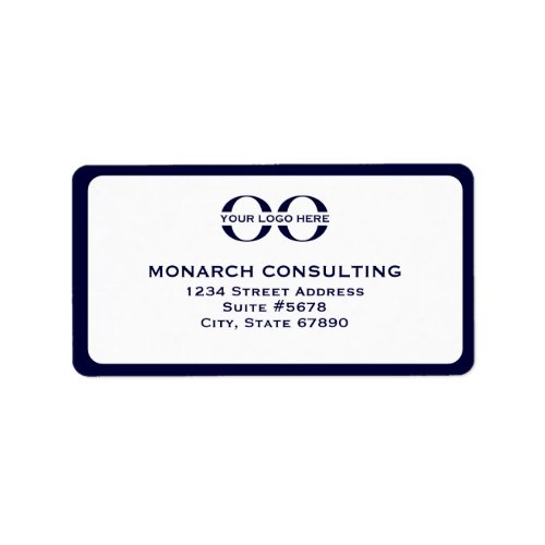 Personalized Business Name and Logo Address Label
