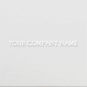 Personalized Business Name Gold Embosser