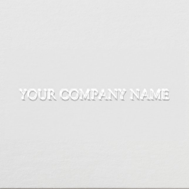 Personalized Business Name Gold Embosser (Design)