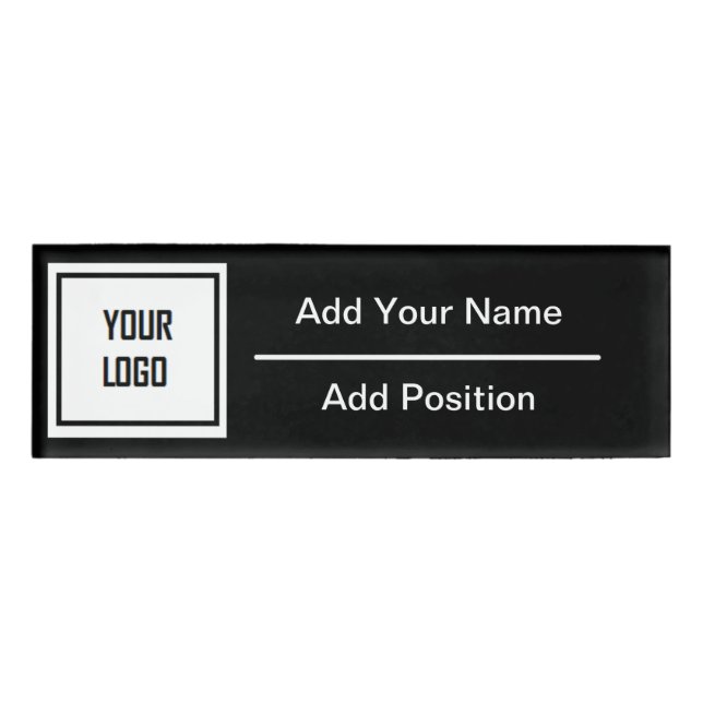 Personalized Business Name Tag (Front)