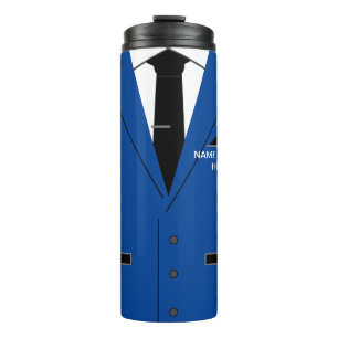 Personalized Business Name Text Thermal Tumbler