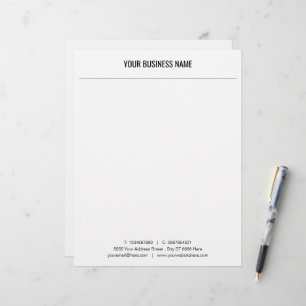 Personalized Business Office Letterhead and Logo