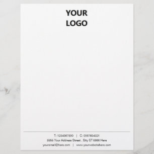 Personalized Business Office Letterhead with Logo