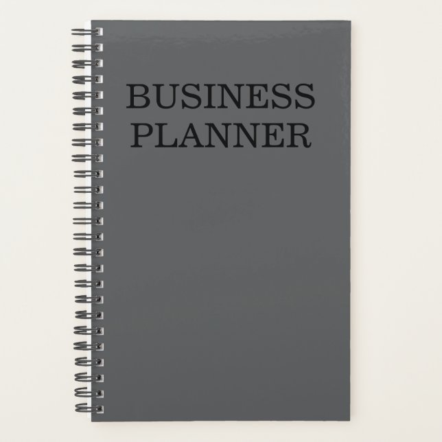 Personalized Business Planner (Front)
