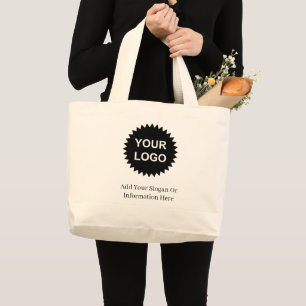 Personalized Business Promotional Logo Large Tote Bag
