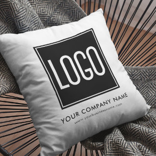 Personalized Business Promotional Logo Throw Pillow