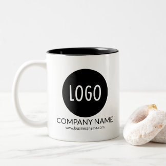 Personalized Business Promotional Logo Two-Tone Coffee Mug