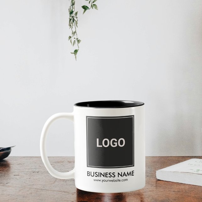 Personalized Business Promotional Logo  Two-Tone Coffee Mug (Creator Uploaded)