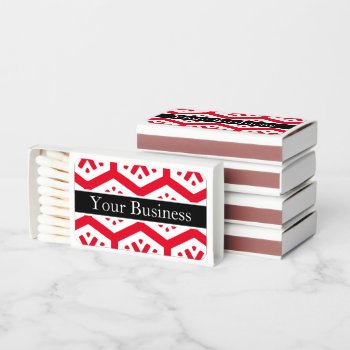 Personalized Business Promotional Matchboxes by Ricaso_Intros at Zazzle