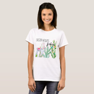 Personalized Business T-Shirt Boho Llama Bohemian