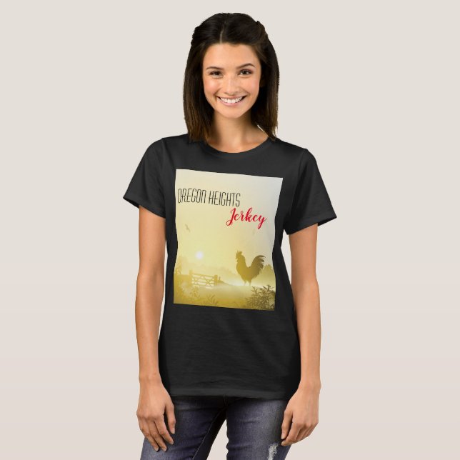 Personalized Business T-Shirt Sunny Morning Farm C (Front Full)