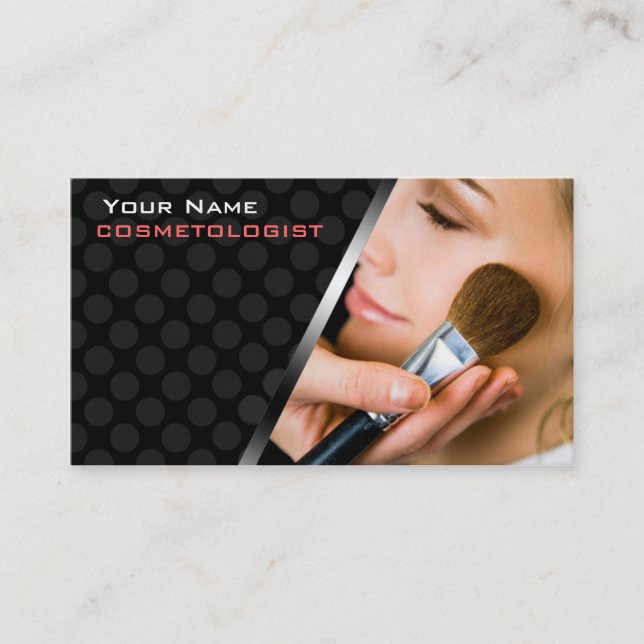 Personalized BusinessCards For Makeup Artists Business Card (Front)