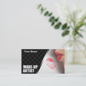Personalized BusinessCards For Makeup Artists Business Card (Standing Front)