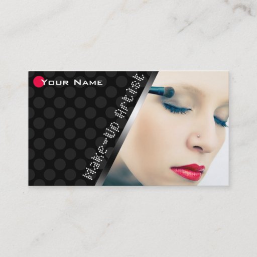 Customizable Personalized BusinessCards For Makeup Artists Business Card
