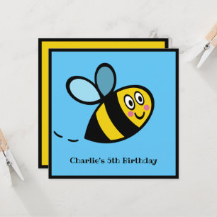 Personalized Busy Bumblebee Invitation