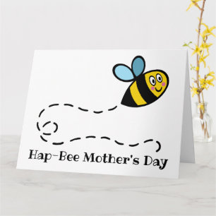 Personalized Busy Bumblebee Mother's Day Card