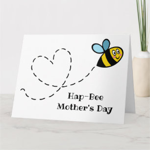 Personalized Busy Bumblebee Mother's Day Card