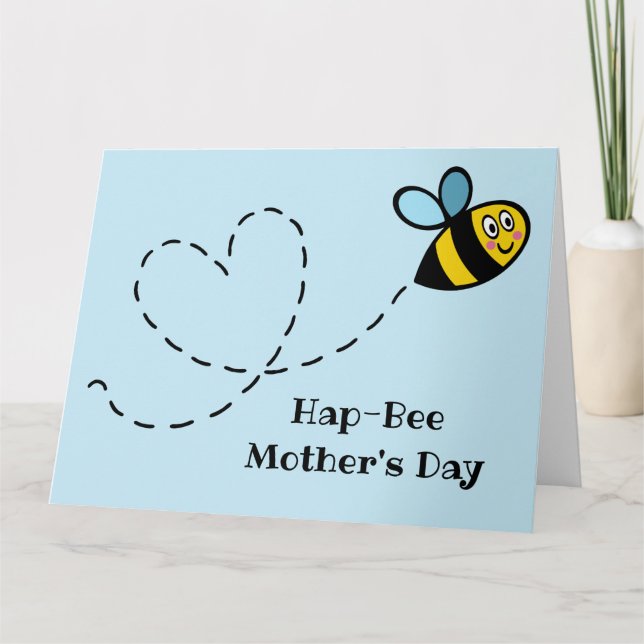 Personalized Busy Bumblebee Mother's Day Card (Front)