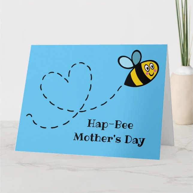 Personalized Busy Bumblebee Mother's Day Card (Front)