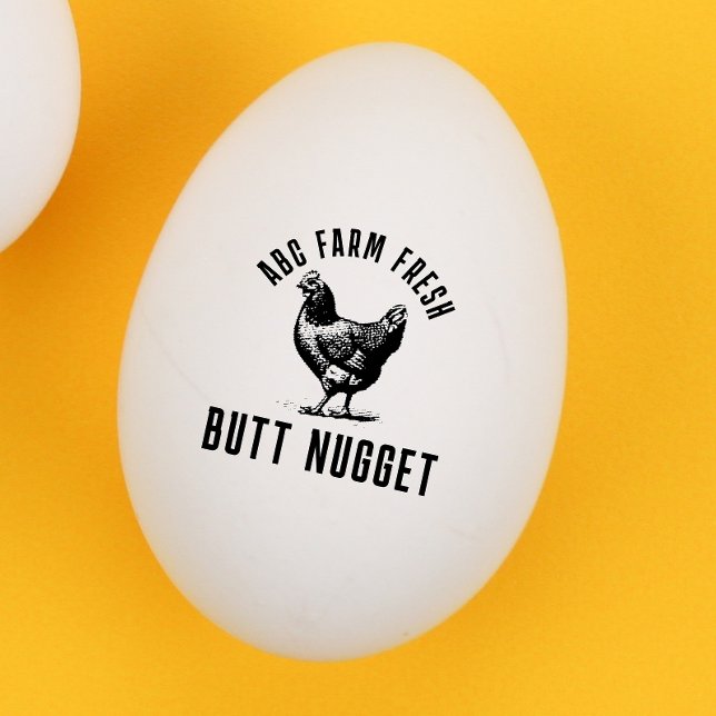 Personalized Butt nugget egg stamp (Creator Uploaded)
