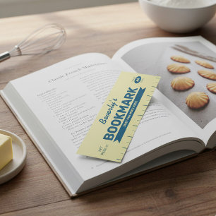 Personalized Butter Stick Just One More Page Bookmarks