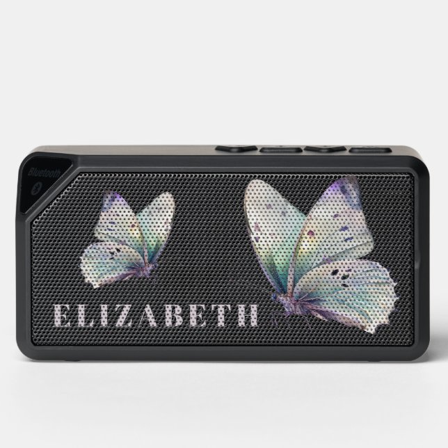 Personalized Butterflies Bluetooth Speaker (Front)