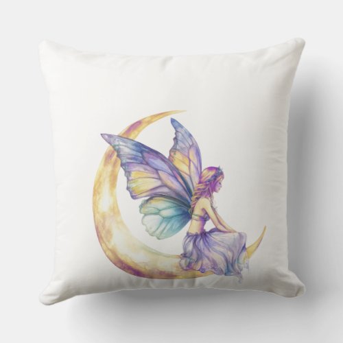 Personalized Butterfly Fairy Nursery Pillow