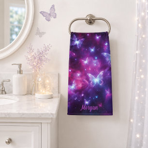 Personalized Butterfly Fantasy Art Bath Towel Set